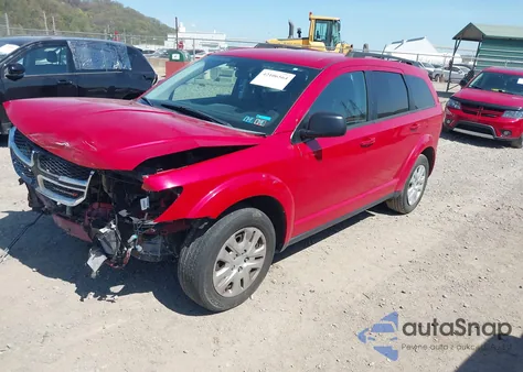 2018 Dodge Journey Se z USA, uszkodzony, nr VIN 3C4PDCAB9JT196206